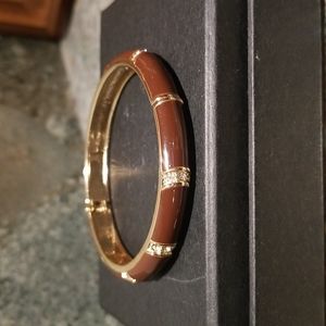 Enamel on Metal Bangle Bracelet